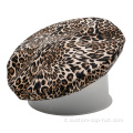 Women Fashion Leopard Stampa berretti cappello